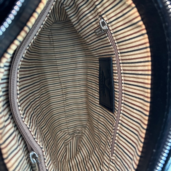 Tuscany Leather Black Leather Convertible Handbag - Picture 5 of 10